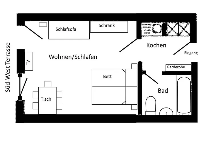 Daire Gschwendtnerhof App5 Paetzig